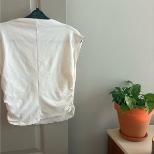 Reformation Classic White Blouse